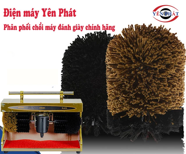 chổi máy đánh giày yên phát