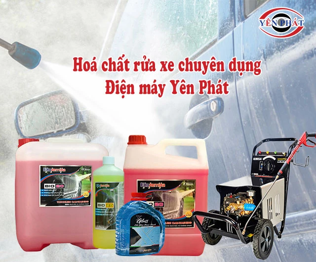 hóa chất rửa xe chuyên dụng