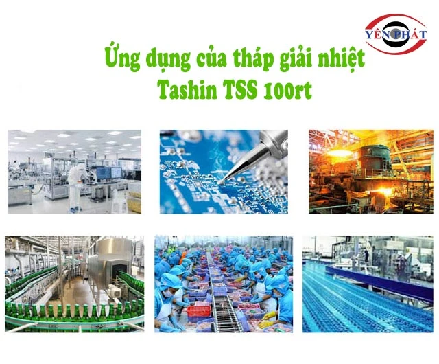 ứng dụng Tháp giải nhiệt TASHIN TSS 100RT