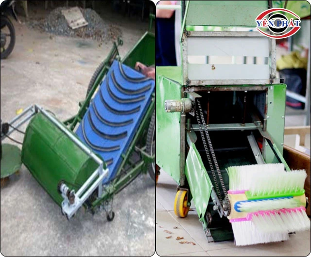 mẫu xe quét rác tự chế
