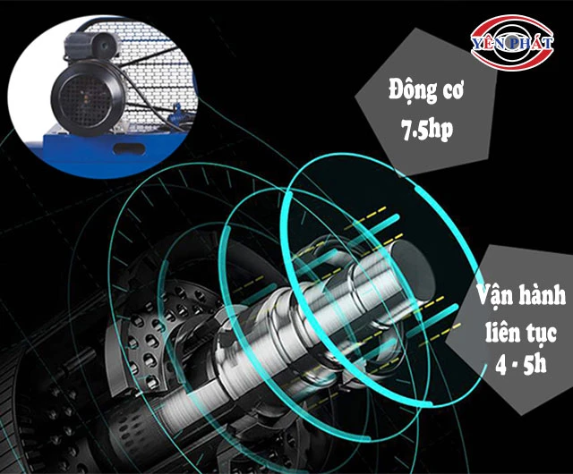 động cơ Máy Kumisai KMS-750500 mạnh mẽ