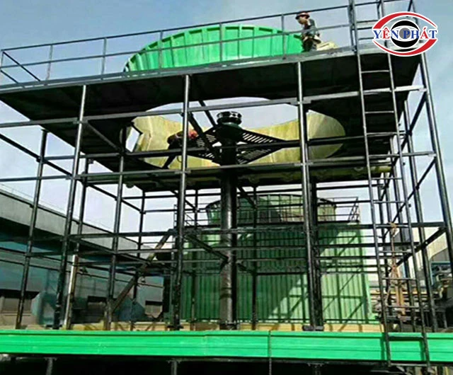 lắp đặt tháp giải nhiệt TSB 500