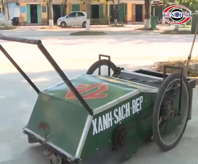 thiết kế của xe quét rác tự chế