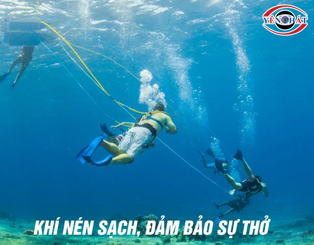 Máy nén khí cho thợ lặn phải có khí nén sạch