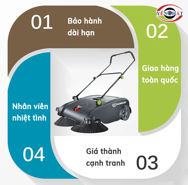 Mua xe quét rác Kumisai KMS S2 tại Yên Phát