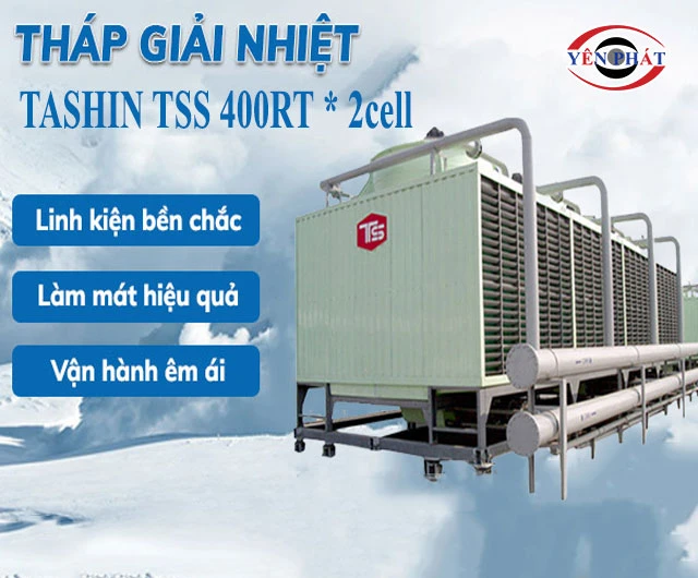 ưu điểm Tháp giải nhiệt TSS 400RT * 2cell
