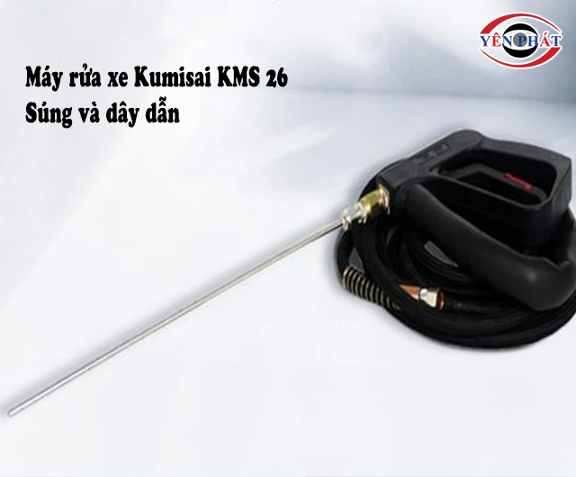 súng và dây dẫn của máy rửa xe