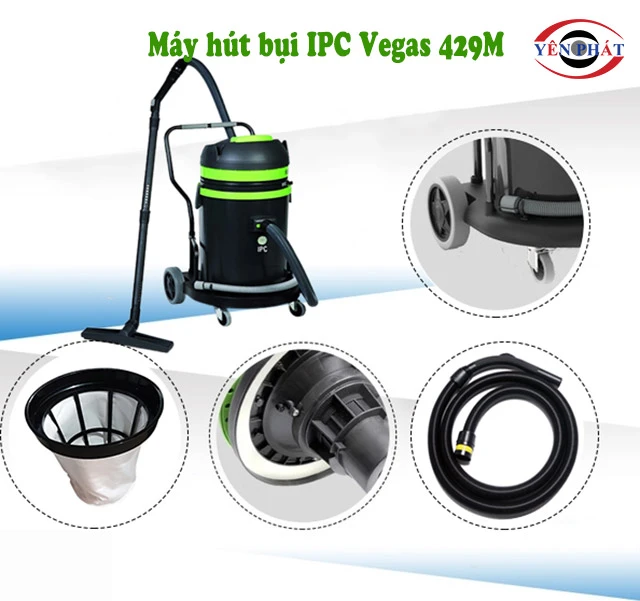 Cấu tạo máy hút bụi IPC Vegas 429M