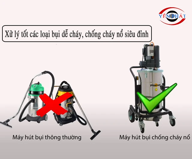Ứng dụng máy hút bụi IPC PLANET 1/50 OPT ATEX