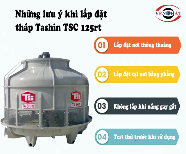 Lưu ý khi lắp Tashin TSC 125RT