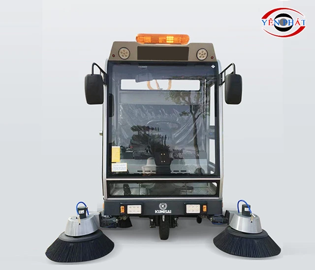 Thiết kế xe quét rác ngồi lái Kumisai KMS-1900E