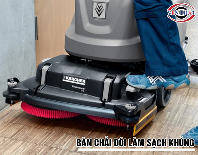 Bàn chải máy chà sàn liên hợp Karcher B 60 W