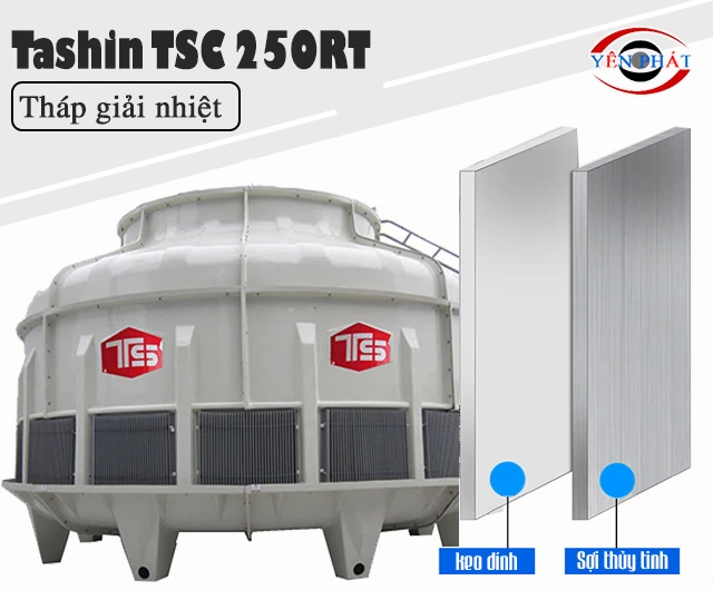 Kiểu dáng tháp giải nhiệt Tashin TSC 250RT