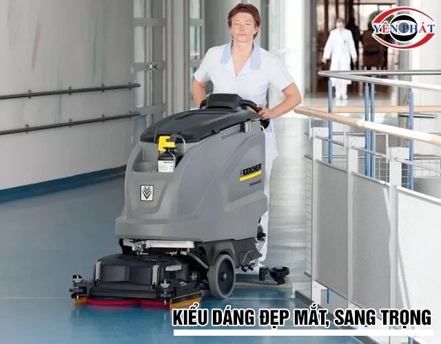 máy chà sàn liên hợp Karcher B 60 W đẹp mắt