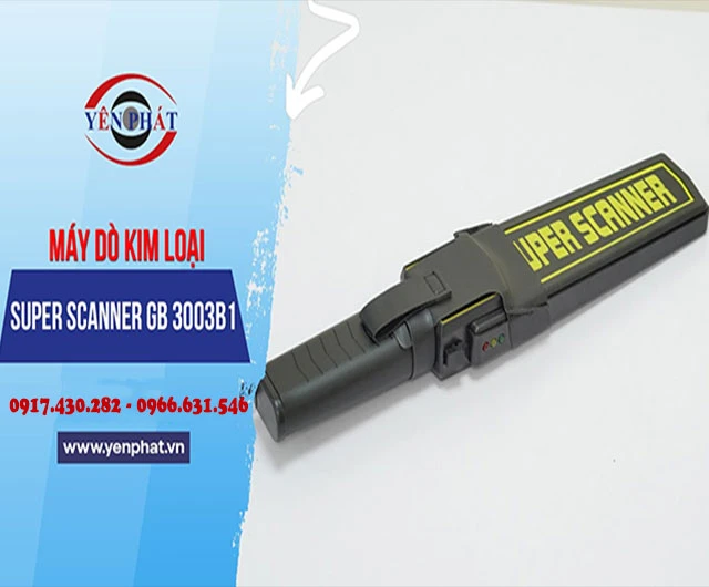 máy dò kim loại Super Scanner GP-3003B1 yên phát