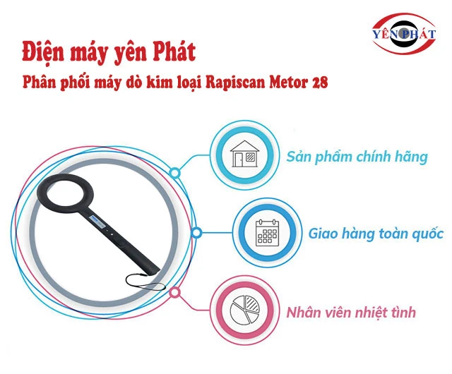 Máy Rapiscan Metor 28 yên phát