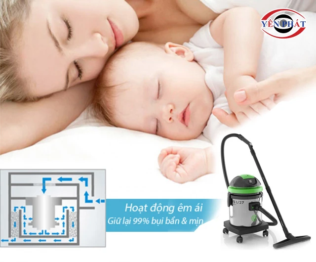 máy hút bụi IPC YS1/27 W&D êm ái