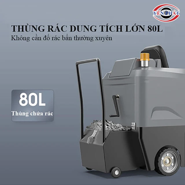 thùng rác xe quét rác Kumisai KMS S4