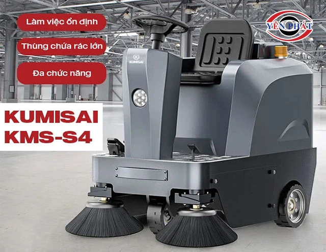 ưu điểm của xe quét rác Kumisai KMS S4