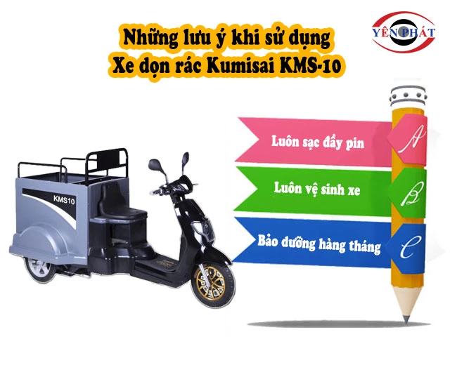 lưu ý khi dùng Xe Kumisai KMS-10