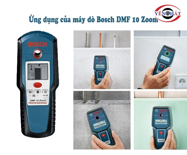 ứng dụng của máy dò Bosch dmf 10 zoom