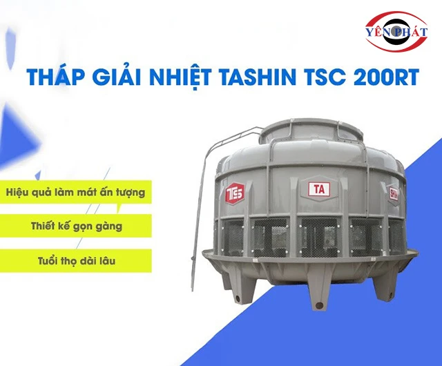 ưu điểm Tháp giải nhiệt Tashin TSC 200RT 