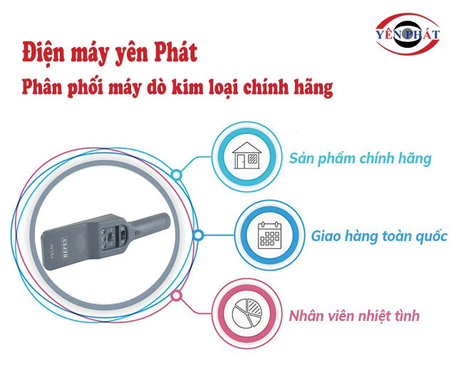 Máy dò kim loại PD140 yên phát