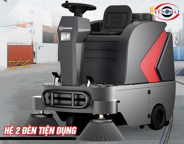 Đèn xe quét rác công nghiệp ngồi lái Kumisai KMS GS1
