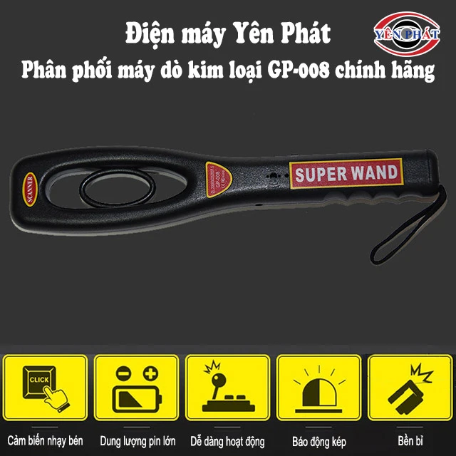 Máy rà soát kim loại GP-008 yên phát