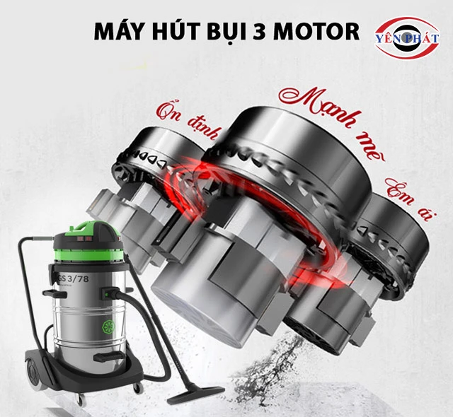 motor của máy hút bụi IPC GS 3/78 W&D