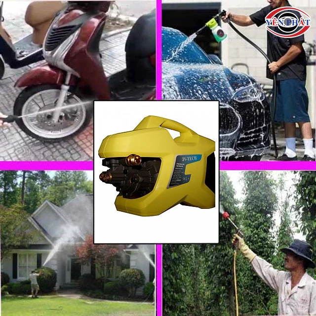 ứng dụng của máy rửa xe JV Tech
