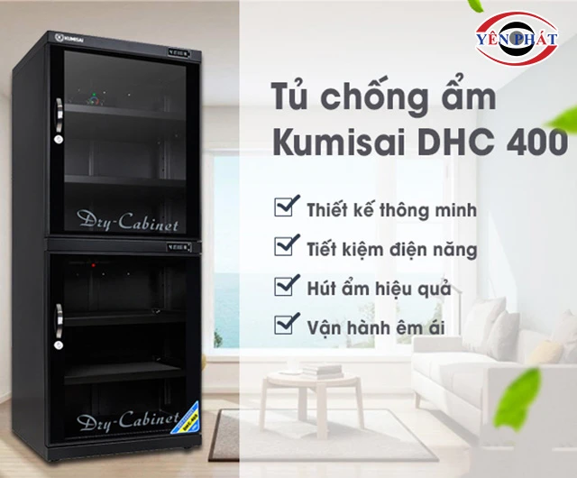 ưu điểm tủ chống ẩm Kumisai DHC 400