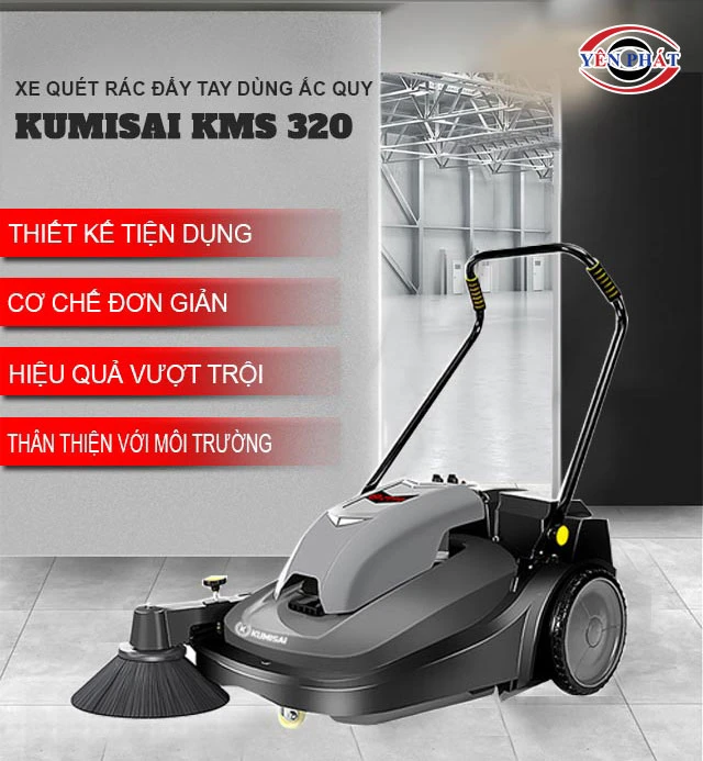 ưu điểm Xe quét rác Kumisai KMS 320
