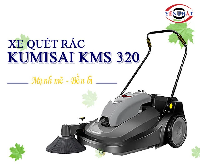 Xe quét rác đẩy tay Kumisai KMS 320