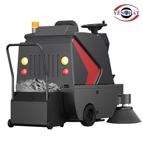 Xe quét rác công nghiệp ngồi lái Kumisai KMS GS1 3