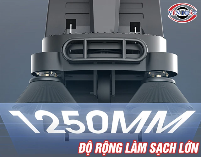 e quét rác công nghiệp ngồi lái Kumisai KMS GS1 hiệu quả cao