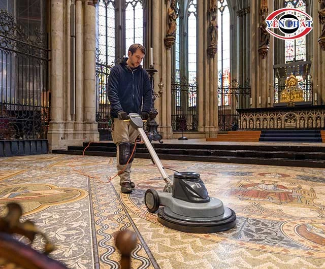 cách dùng máy chà sàn Karcher BDP 50/1500 C Ep