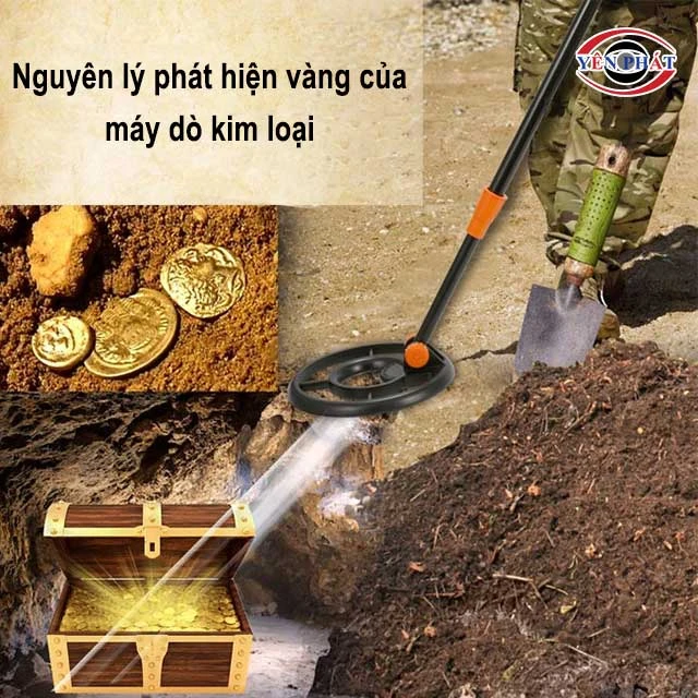 cách phát hiện vàng của máy dò kim loại