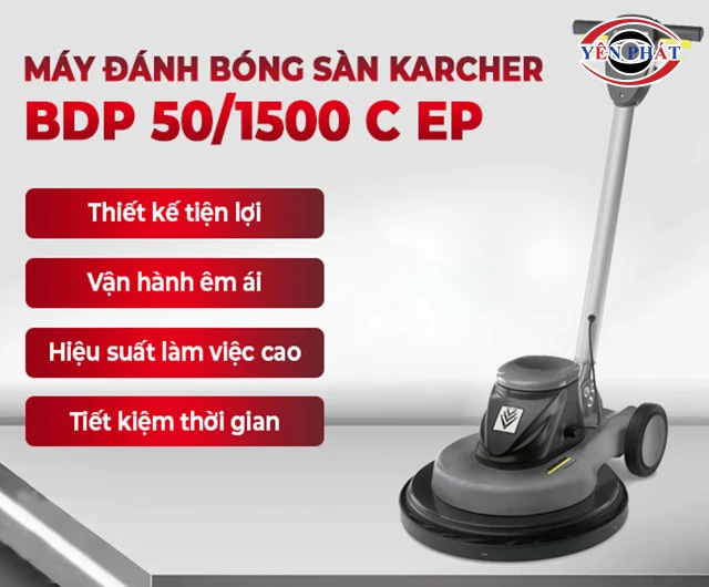 ưu điểm máy chà sàn Karcher BDP 50/1500 C Ep