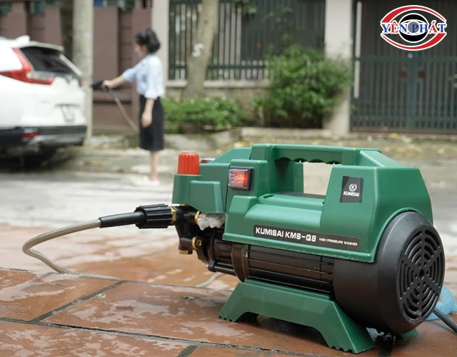Cách dùng máy rửa xe mini gia đình Kumisai KMS Q8 (có chỉnh áp)