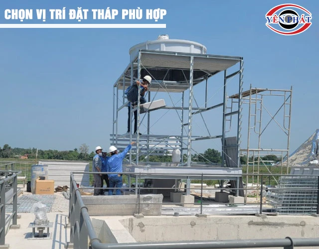 Lắp đặt tháp giải nhiệt TSB 175