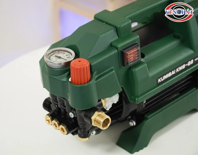 Máy rửa xe mini gia đình Kumisai KMS Q8 (có chỉnh áp) bền bỉ