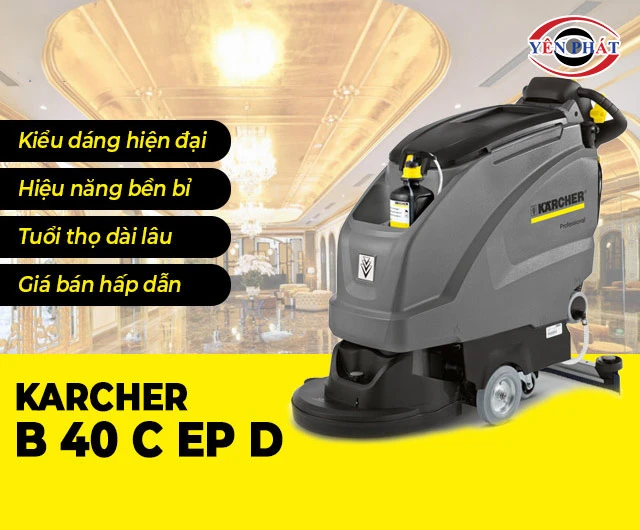 ưu điểm Máy chà sàn Karcher B 40 C Ep D 