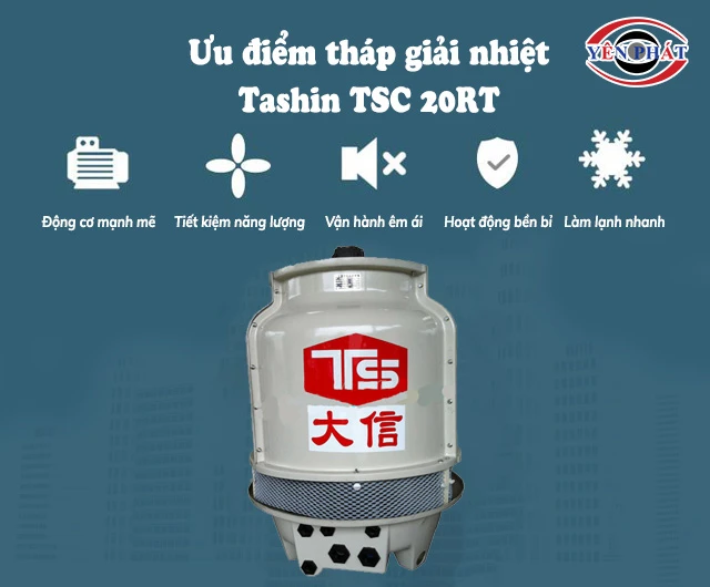 ưu điểm tháp giải nhiệt tsc 20rt