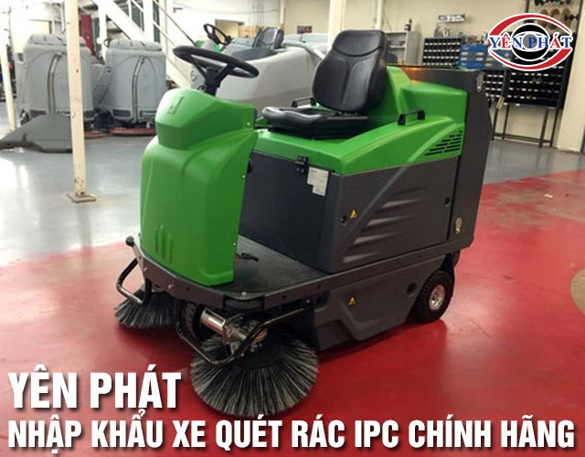 Địa chỉ mua xe quét rác ngồi lái IPC 1280