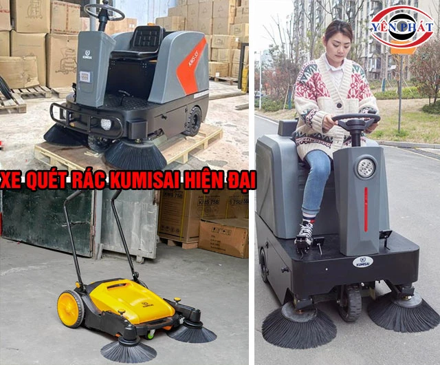 Xe quét rác hiện đại