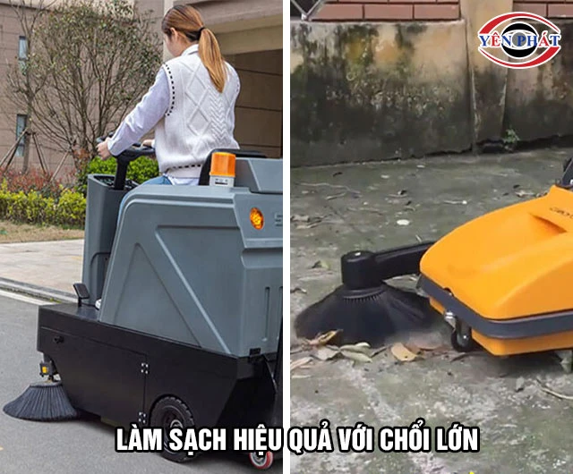 xe-quet-rac-kumisai làm sạch hiệu quả