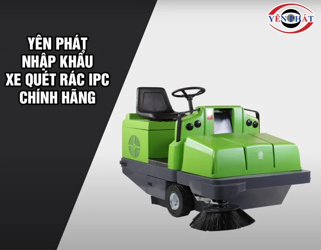 Yên phát cung ứng xe quét rác ngồi lái IPC 165
