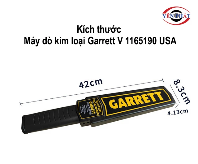 kích thước của Garrett V 1165190 USA