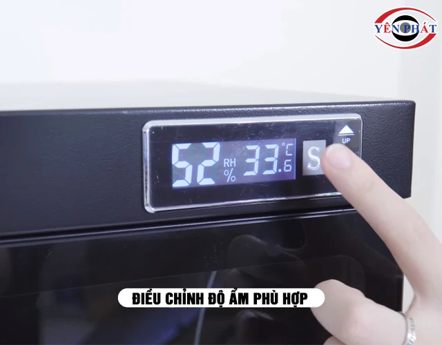 Lưu ý khi dùng tủ chống ẩm Kumisai DHC 040